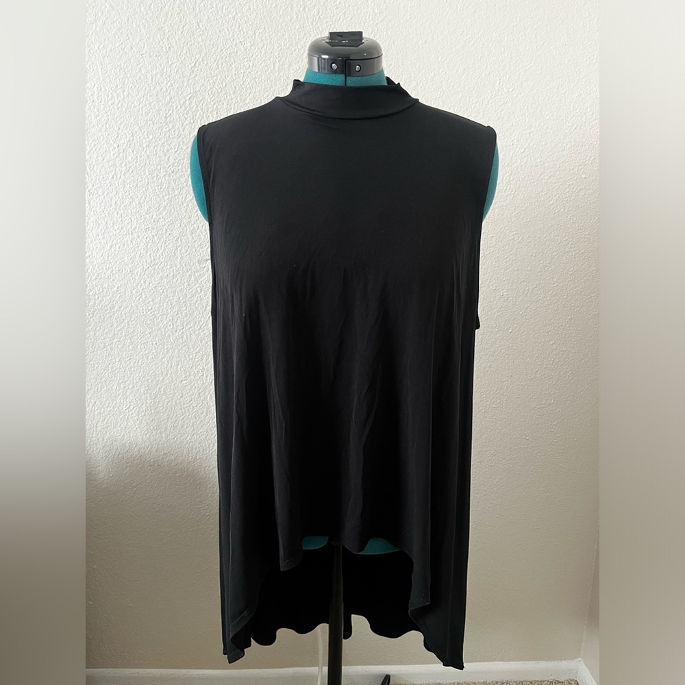 Forever 21+ Dressy Black Sleeveless Blouse Size 2x